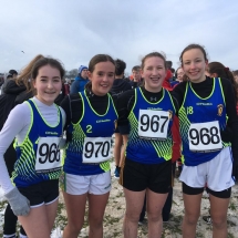 TRAS TÍRE Comhghairdeas le Cáit Iseult, Kayleigh agus Aobha atá cáillithe do chraobh Uladh bhí siad ag rith inné i nDoire